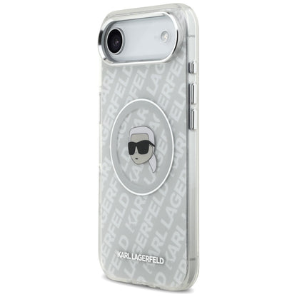 Custodia MagSafe per Apple iPhone 17 Air, Karl Lagerfeld, IML Karl`s Head, Grigio