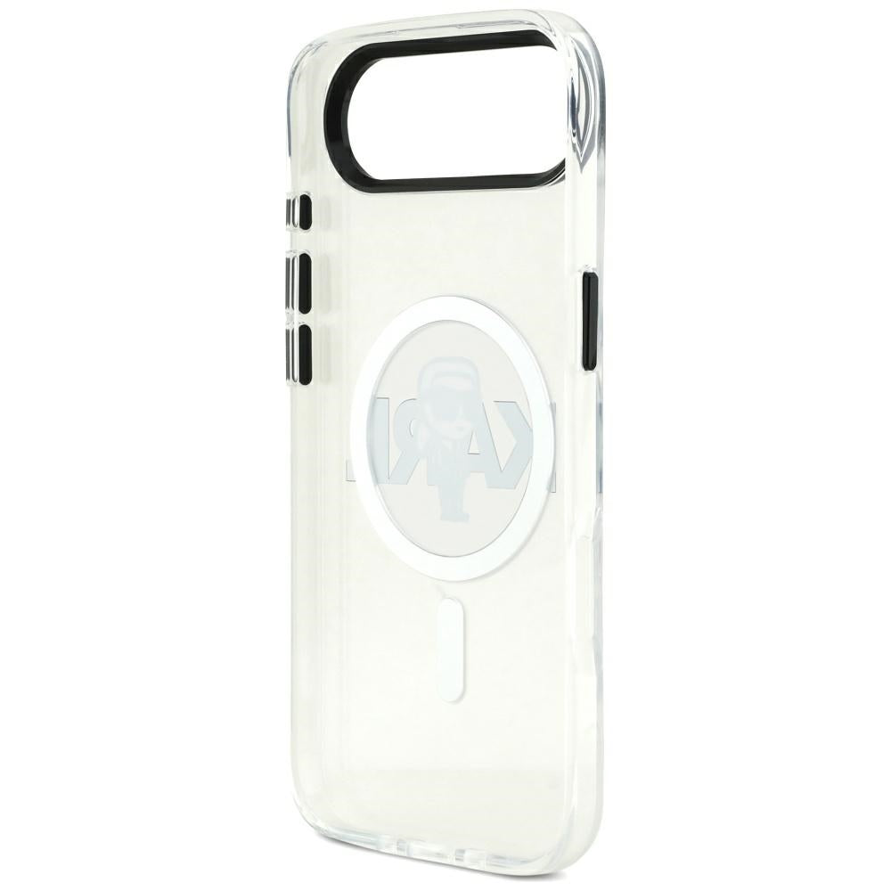 Custodia MagSafe per Apple iPhone 17 Air, Karl Lagerfeld, IML Sketch Logo Karl, Trasparente