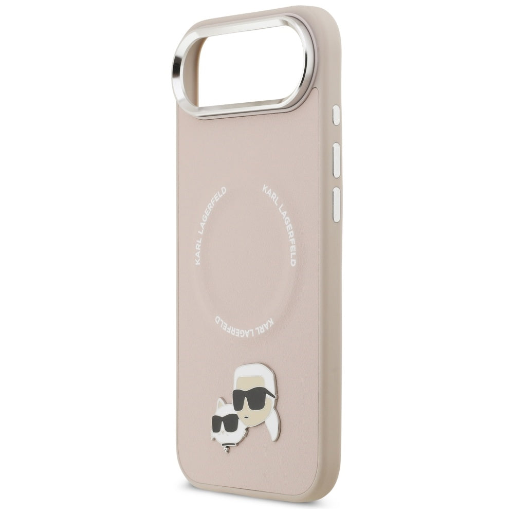 Custodia MagSafe per Apple iPhone 17 Air, Karl Lagerfeld, Karl & Choupette Pins, Rosa