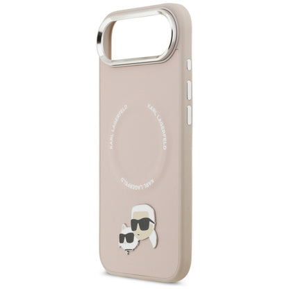 Custodia MagSafe per Apple iPhone 17 Air, Karl Lagerfeld, Karl & Choupette Pins, Rosa