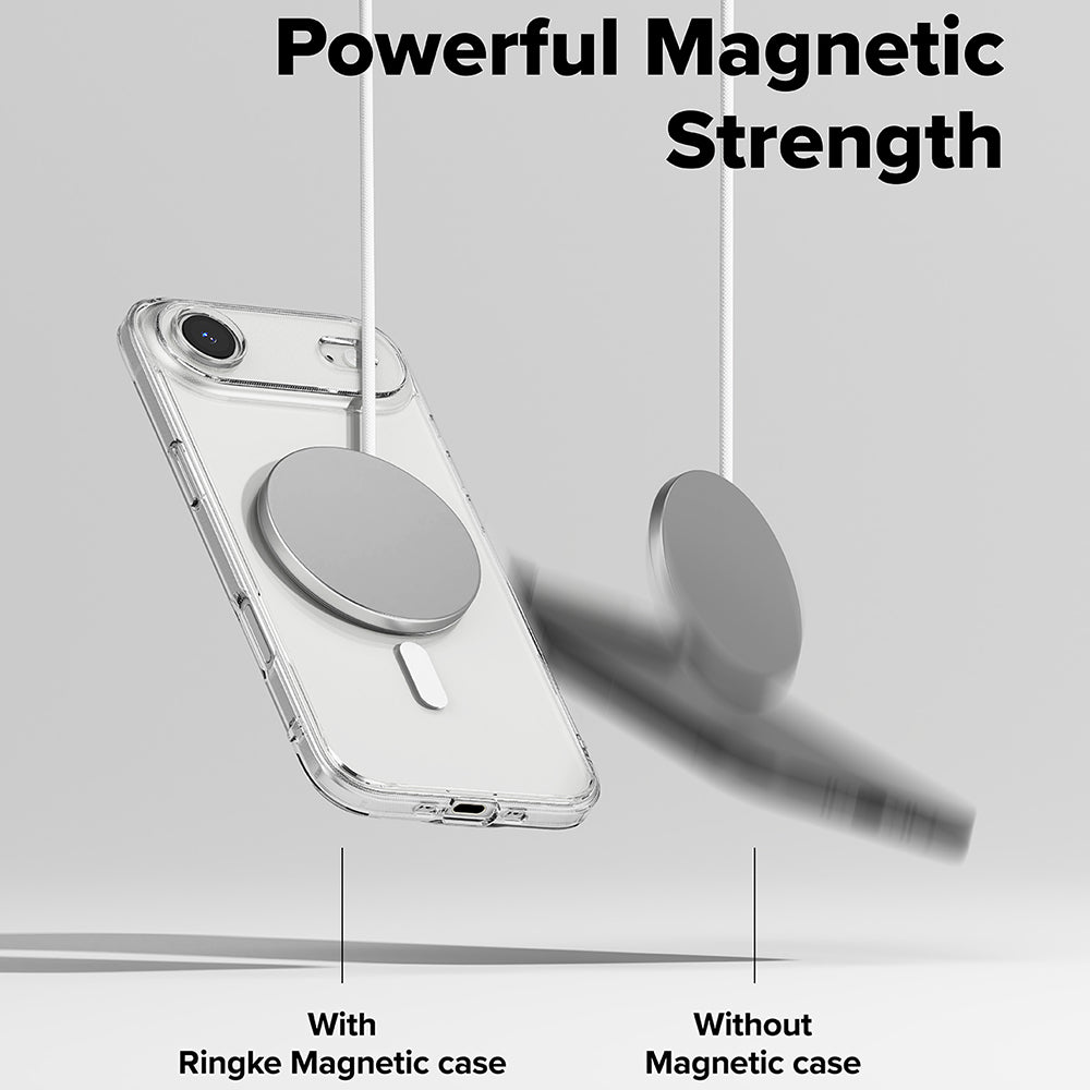 MagSafe Hülle für Apple iPhone 17 Air, Ringke, Fusion, Transparent
