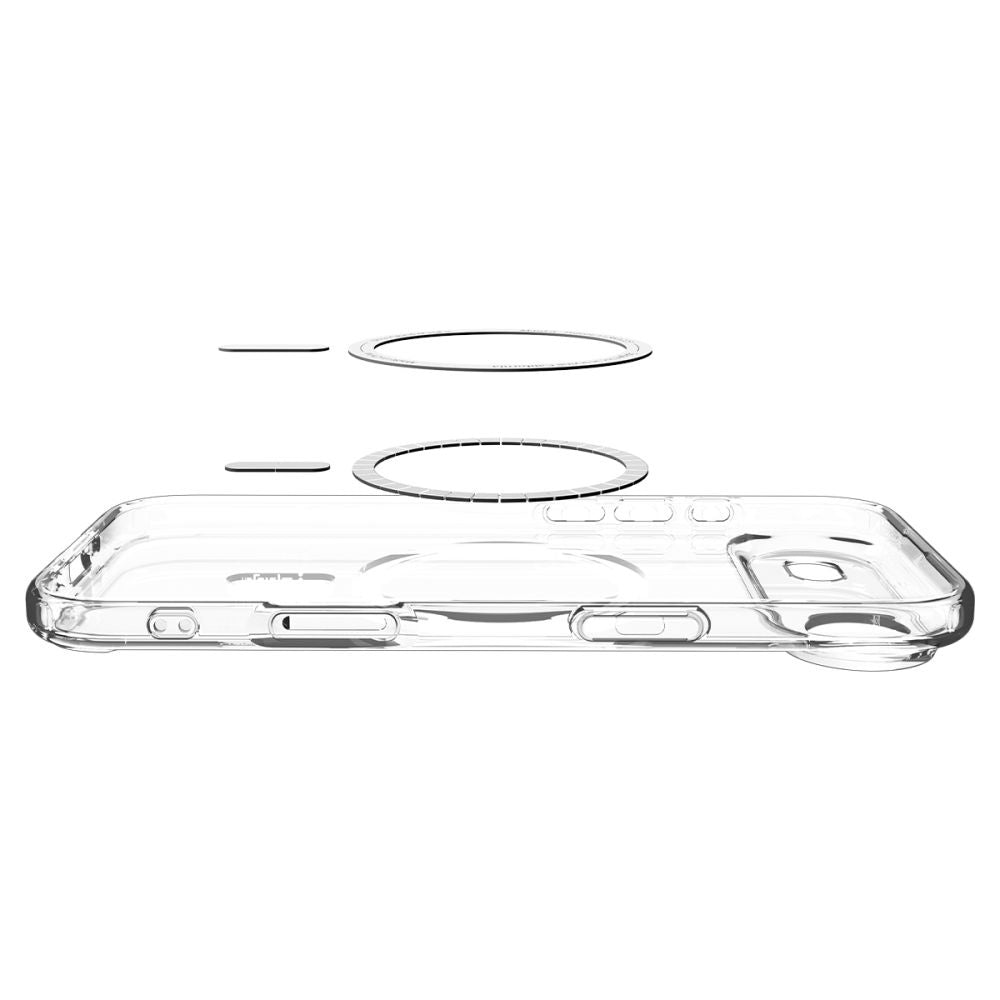 Custodia MagSafe per Apple iPhone 17 Air, Spigen, Ultra Hybrid, Bianca