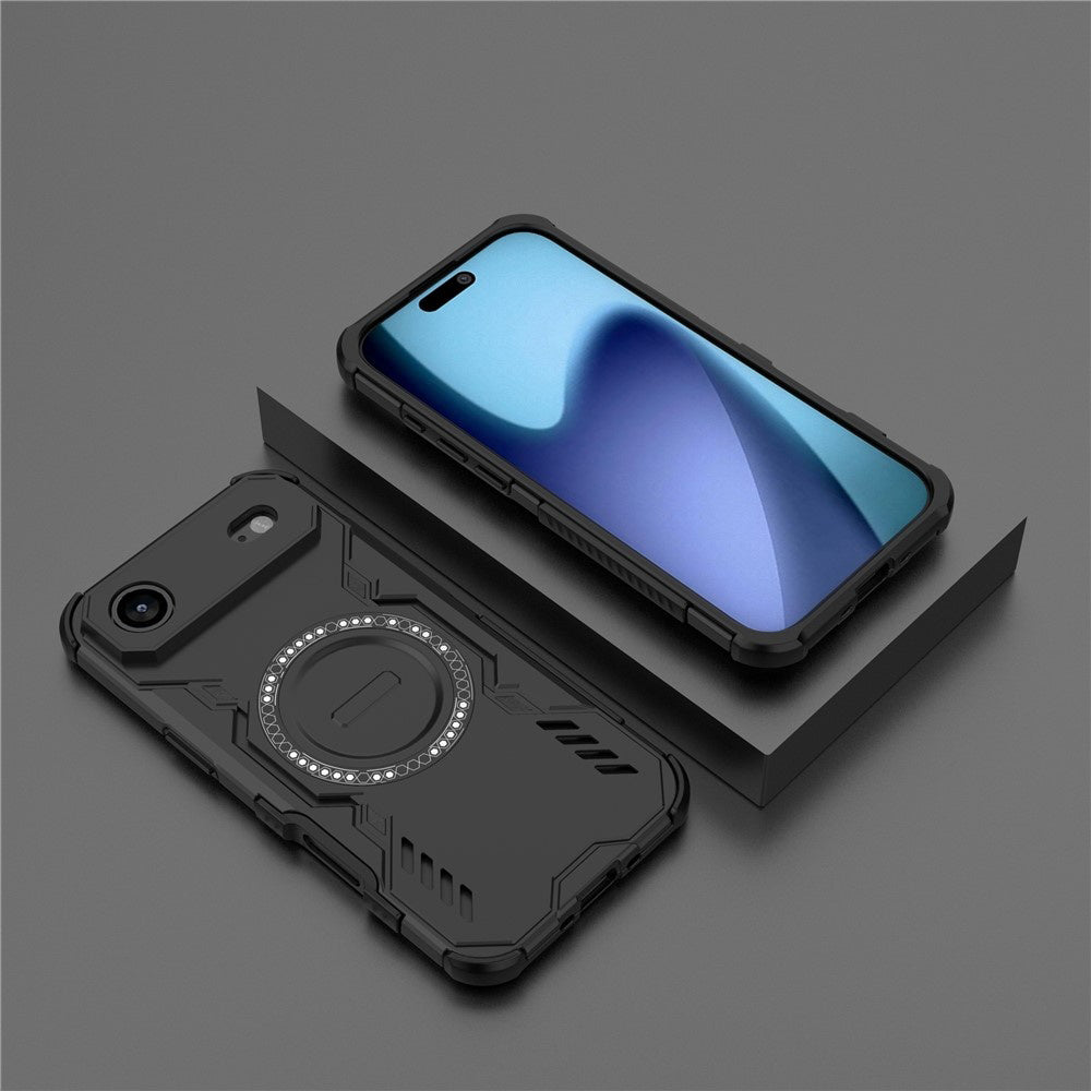 Custodia MagSafe per Apple iPhone 17 Air, Techsuit, ArmorMag, Nera