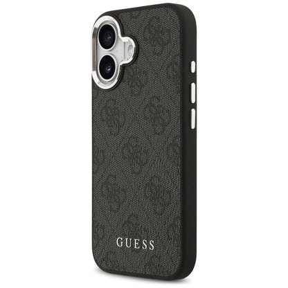 Housse MagSafe pour Apple iPhone 17, Guess, 4G Classic Logo, Noire