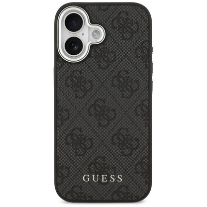 Housse MagSafe pour Apple iPhone 17, Guess, 4G Classic Logo, Noire