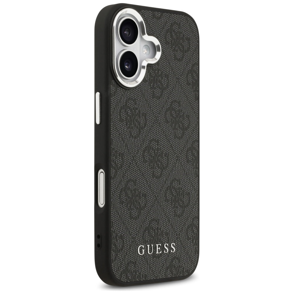 Housse MagSafe pour Apple iPhone 17, Guess, 4G Classic Logo, Noire