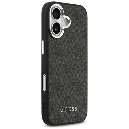 Housse MagSafe pour Apple iPhone 17, Guess, 4G Classic Logo, Noire