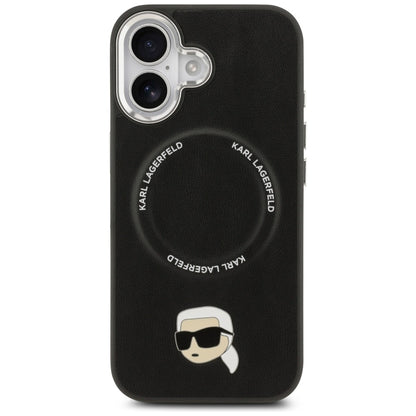 Custodia MagSafe per Apple iPhone 17, Karl Lagerfeld, Karl Pin, Nera