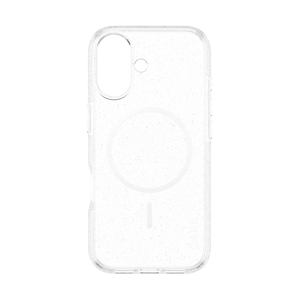 Coque MagSafe pour Apple iPhone 17, PanzerGlass, Care Urban Explorer Star Lit, Transparente Blanche