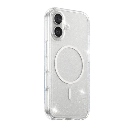 Coque MagSafe pour Apple iPhone 17, PanzerGlass, Care Urban Explorer Star Lit, Transparente Blanche