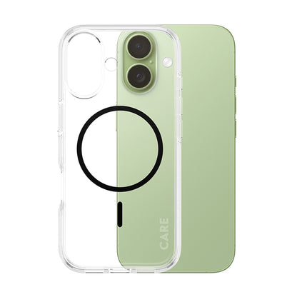 Custodia MagSafe per Apple iPhone 17, PanzerGlass, Care Urban Explorer, Trasparente Nera