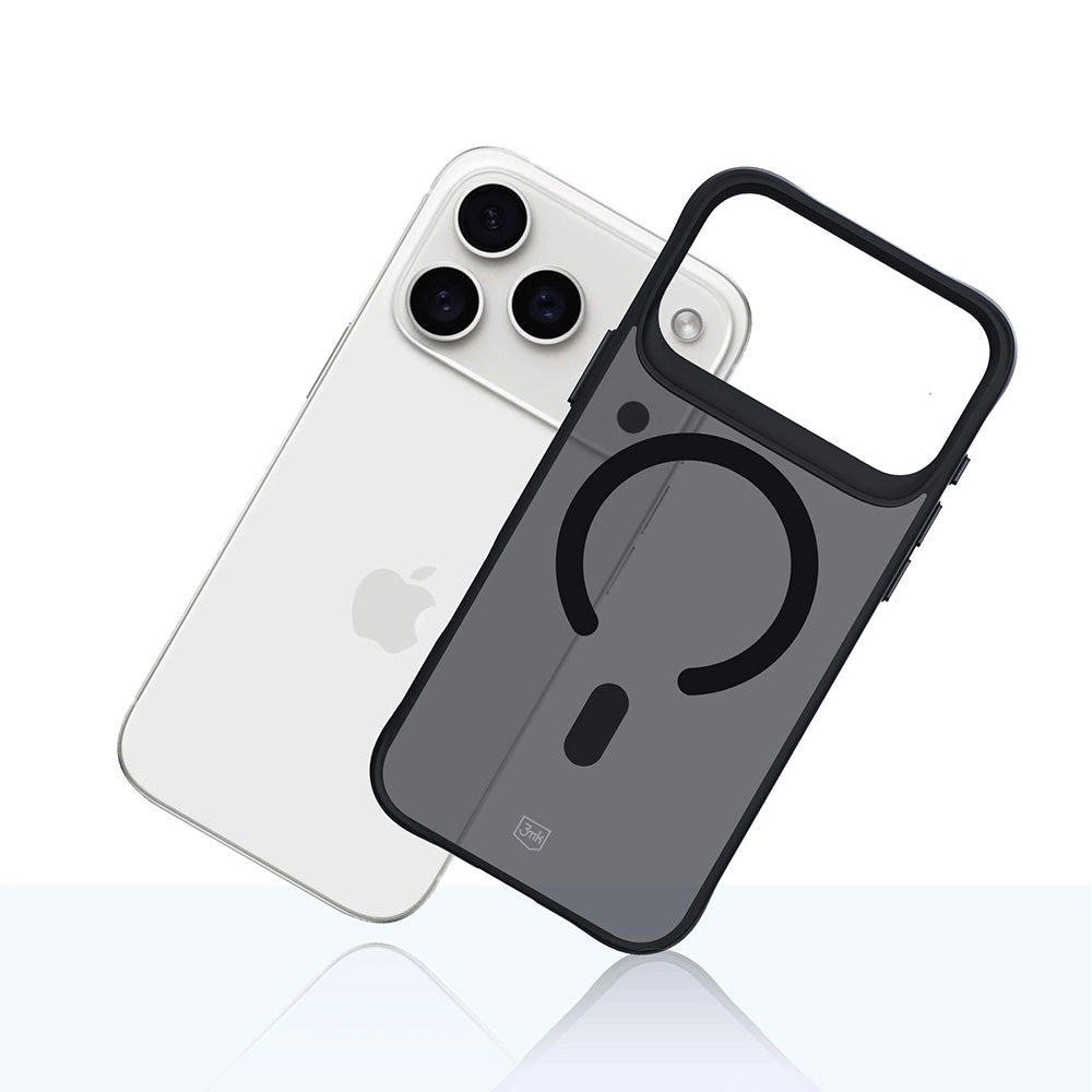 Étui MagSafe pour Apple iPhone 17 Pro, 3MK, Smoke MagCase, Noir