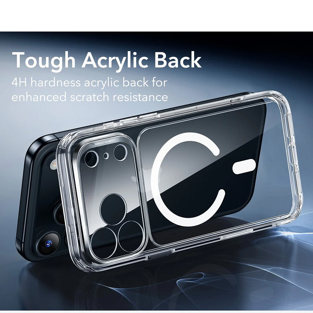 Coque MagSafe pour Apple iPhone 17 Pro, ESR, Classic Hybrid, Transparente