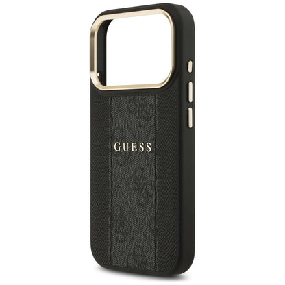 Étui MagSafe pour Apple iPhone 17 Pro, Guess, 4G Stripe, Noir