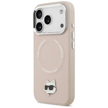 MagSafe Hülle für Apple iPhone 17 Pro, Karl Lagerfeld, Choupette Pin, Rosa