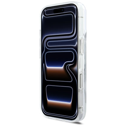 MagSafe Hülle für Apple iPhone 17 Pro, Karl Lagerfeld, Glitter Karl Script Logo, Transparent