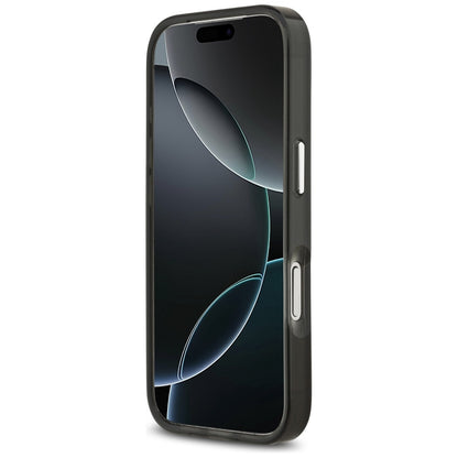 MagSafe Hülle für Apple iPhone 17 Pro, Karl Lagerfeld, IML Aquarelle Karl Ikonik, Schwarz