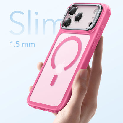 Housse MagSafe pour Apple iPhone 17 Pro Max, ESR, Classic Hybrid Kickstand, Rose Satiné