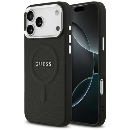 Étui MagSafe pour Apple iPhone 17 Pro Max, Guess, Classic Logo, Noir