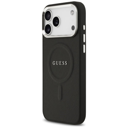 Étui MagSafe pour Apple iPhone 17 Pro Max, Guess, Classic Logo, Noir