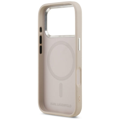 MagSafe Hülle für Apple iPhone 17 Pro Max, Karl Lagerfeld, Choupette Pin, Rosa