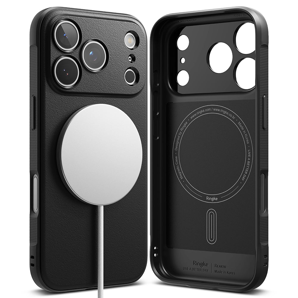 Custodia MagSafe per Apple iPhone 17 Pro Max, Ringke, Onyx, Nera