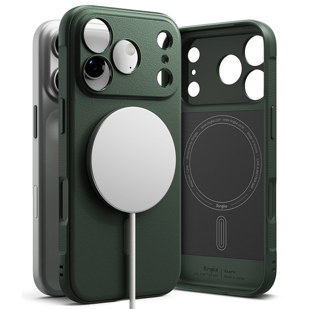 Coque MagSafe pour Apple iPhone 17 Pro Max, Ringke, Onyx, Vert Foncé