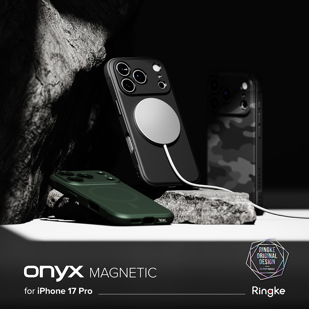 Coque MagSafe pour Apple iPhone 17 Pro Max, Ringke, Onyx, Vert Foncé