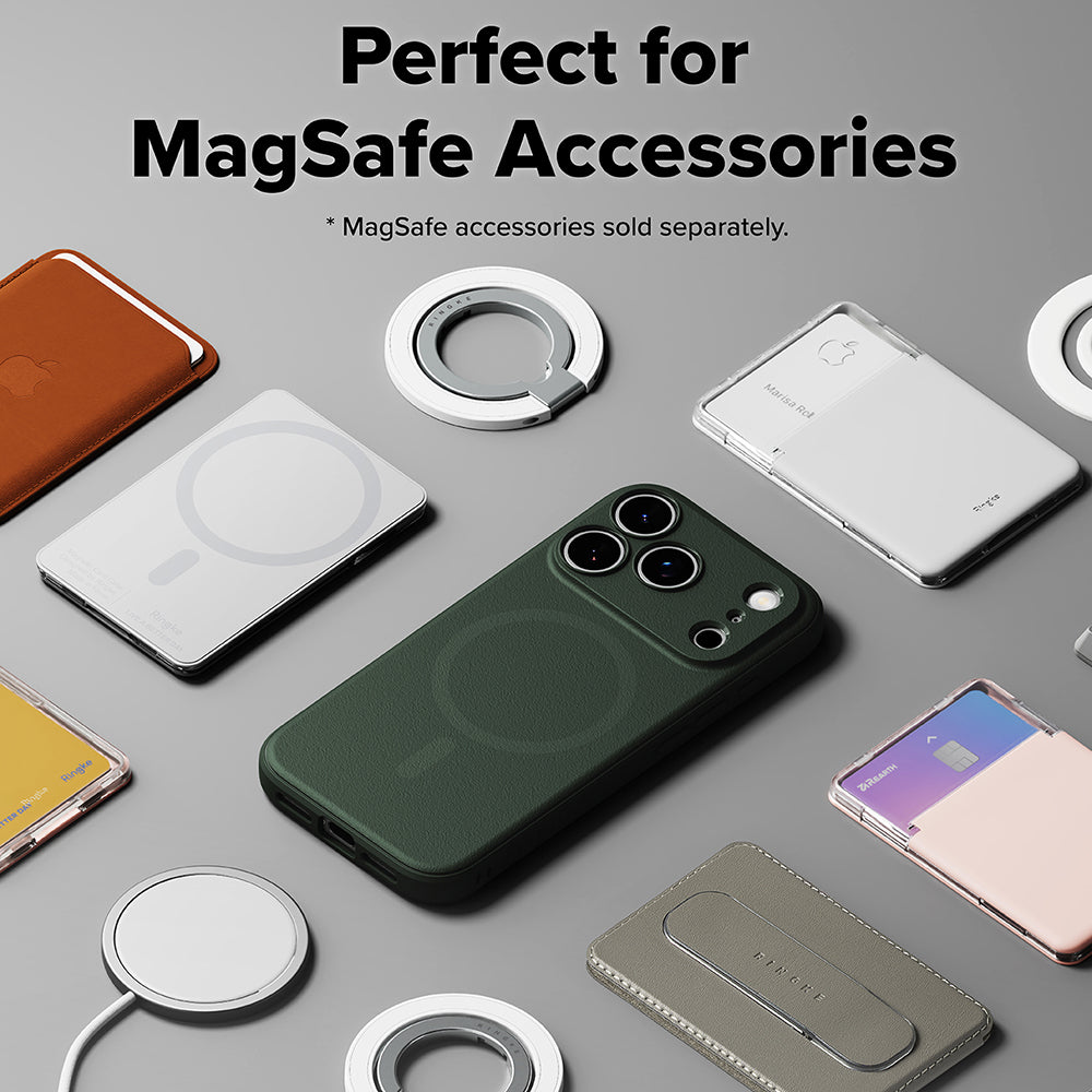 Coque MagSafe pour Apple iPhone 17 Pro Max, Ringke, Onyx, Vert Foncé