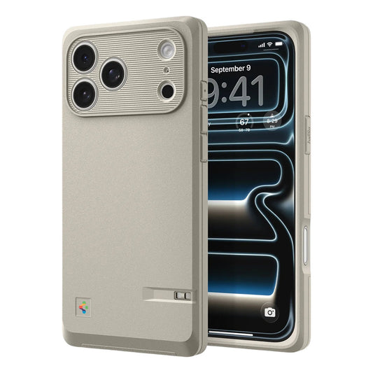 Custodia MagSafe per Apple iPhone 17 Pro Max, Spigen, Classic LS, Crema ACS10478