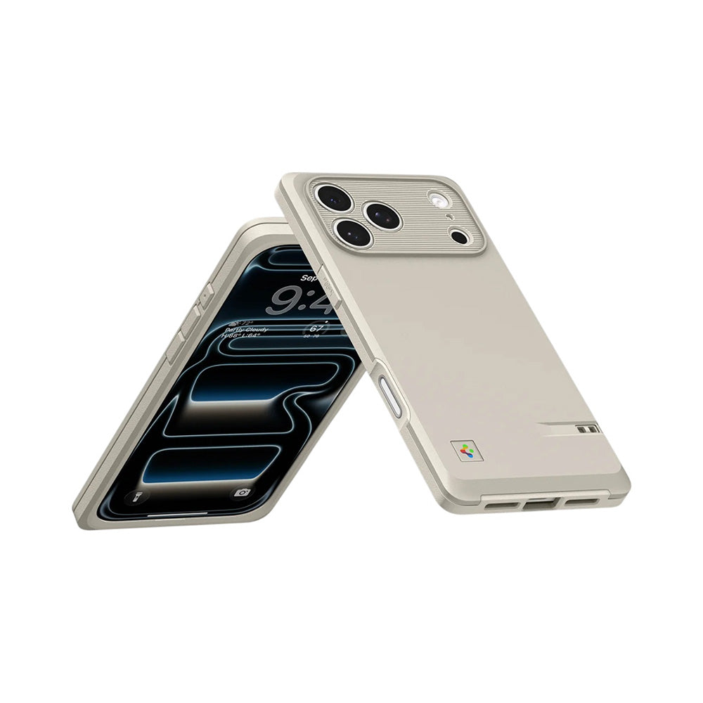 MagSafe Hülle für Apple iPhone 17 Pro Max, Spigen, Classic LS, Creme ACS10478