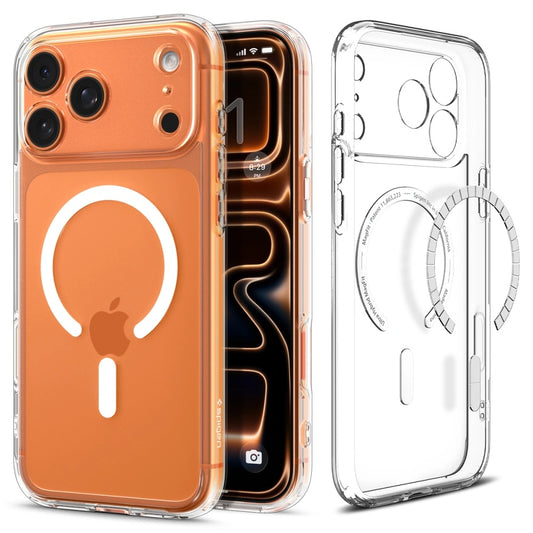 Coque MagSafe pour Apple iPhone 17 Pro Max, Spigen, Ultra Hybrid, Blanche