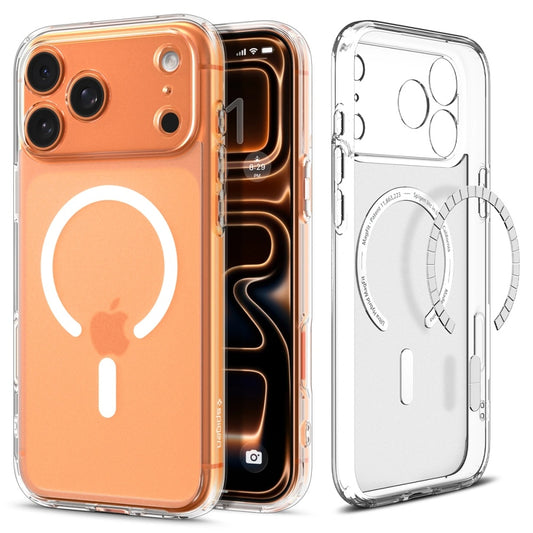 Coque MagSafe pour Apple iPhone 17 Pro Max, Spigen, Ultra Hybrid, Blanc Satiné