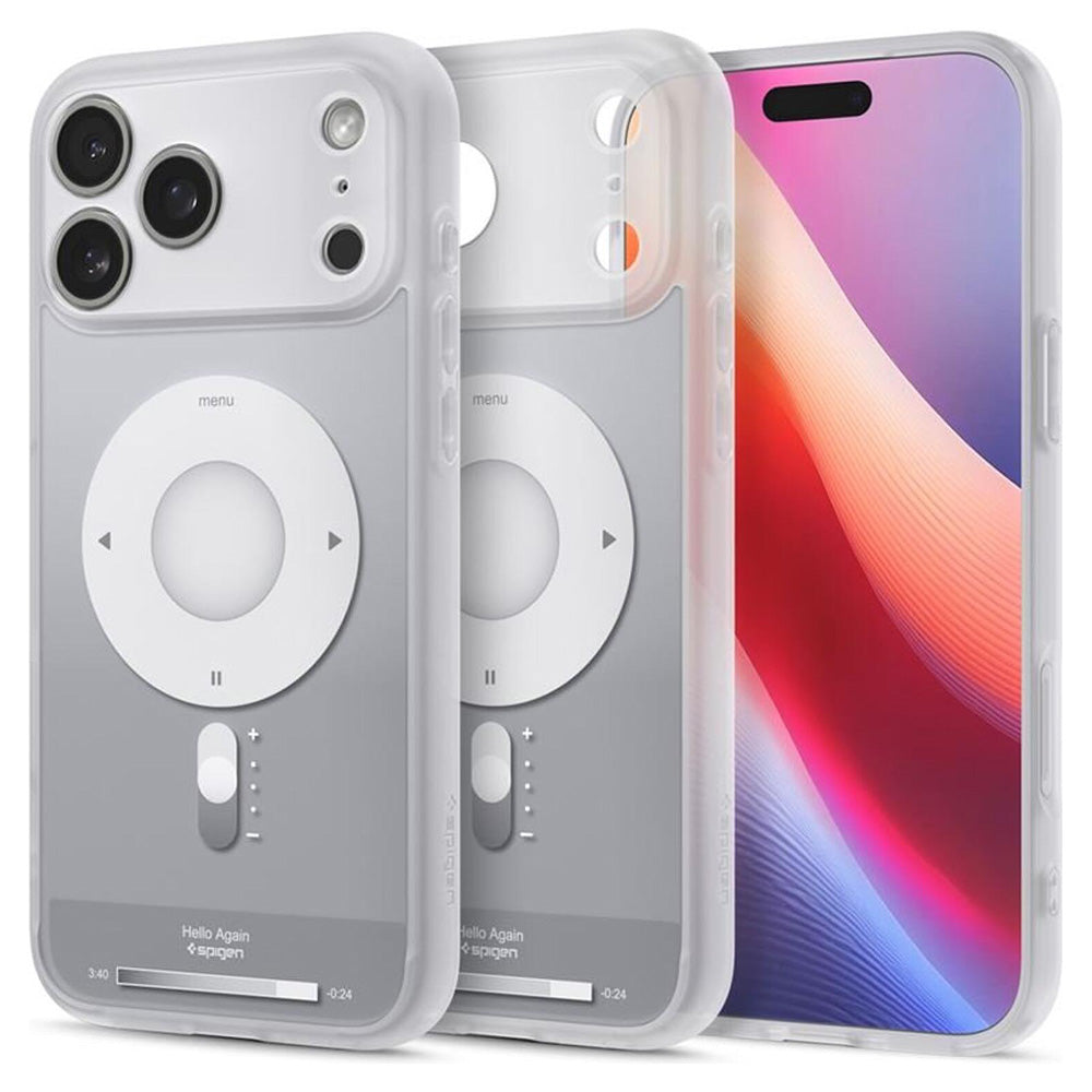 Coque MagSafe pour Apple iPhone 17 Pro Max, Spigen, Ultra Hybrid Classic, Argentée