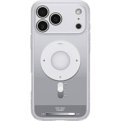 Coque MagSafe pour Apple iPhone 17 Pro Max, Spigen, Ultra Hybrid Classic, Argentée