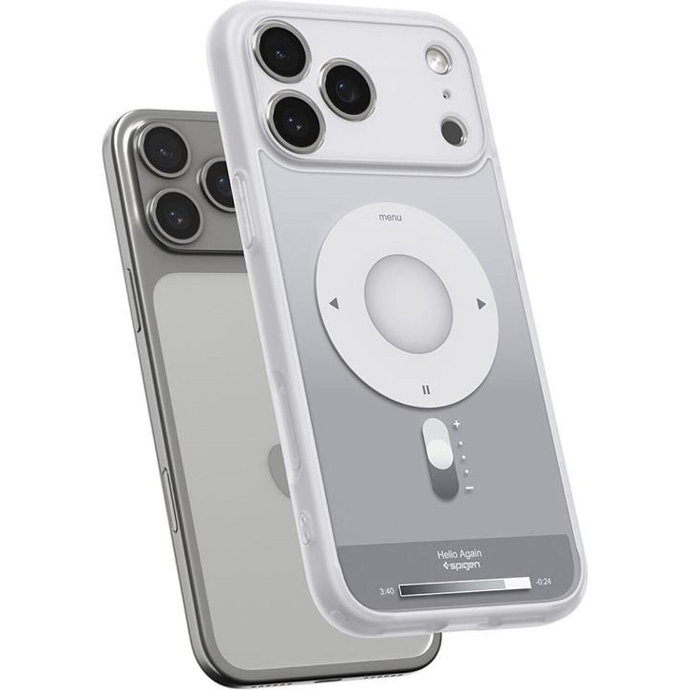 Coque MagSafe pour Apple iPhone 17 Pro Max, Spigen, Ultra Hybrid Classic, Argentée