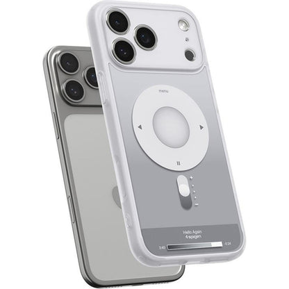 Coque MagSafe pour Apple iPhone 17 Pro Max, Spigen, Ultra Hybrid Classic, Argentée