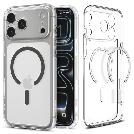 Coque MagSafe pour Apple iPhone 17 Pro Max, Spigen, Ultra Hybrid, Gris