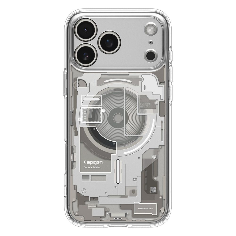 Coque MagSafe pour Apple iPhone 17 Pro Max, Spigen, Ultra Hybrid Neo One, Transparente