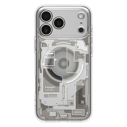 Coque MagSafe pour Apple iPhone 17 Pro Max, Spigen, Ultra Hybrid Neo One, Transparente