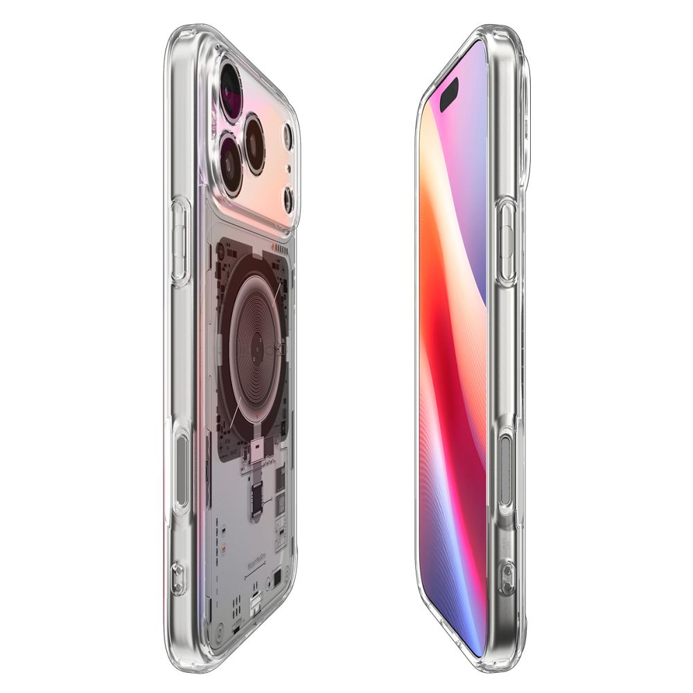 Coque MagSafe pour Apple iPhone 17 Pro Max, Spigen, Ultra Hybrid Neo One, Transparente
