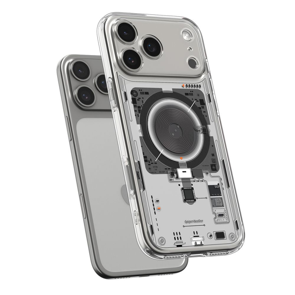 Coque MagSafe pour Apple iPhone 17 Pro Max, Spigen, Ultra Hybrid Neo One, Transparente