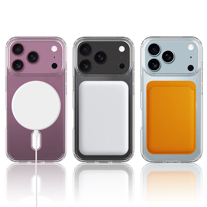 Coque MagSafe pour Apple iPhone 17 Pro Max, Techsuit, Pro, Transparente