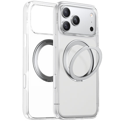Custodia MagSafe per Apple iPhone 17 Pro Max, Torras, Ostand Pro, Trasparente