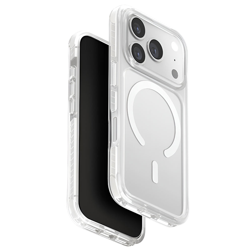 Coque MagSafe pour Apple iPhone 17 Pro Max, UNIQ, Combat MagClick, Blanche