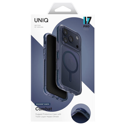 Coque MagSafe pour Apple iPhone 17 Pro Max, UNIQ, Combat MagClick, Blanche