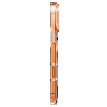 MagSafe-Hülle für Apple iPhone 17 Pro Max, UNIQ, Heldro Air MagClick, Transparent Orange