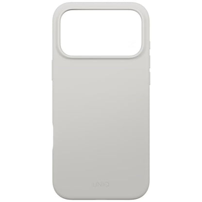 MagSafe Hülle für Apple iPhone 17 Pro Max, UNIQ, Lino MagClick, Grau