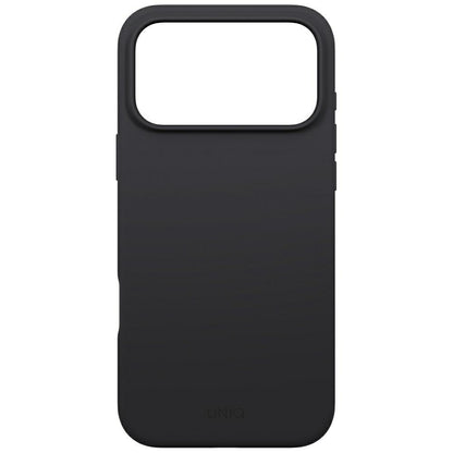 Custodia MagSafe per Apple iPhone 17 Pro Max, UNIQ, Lino MagClick, Nera