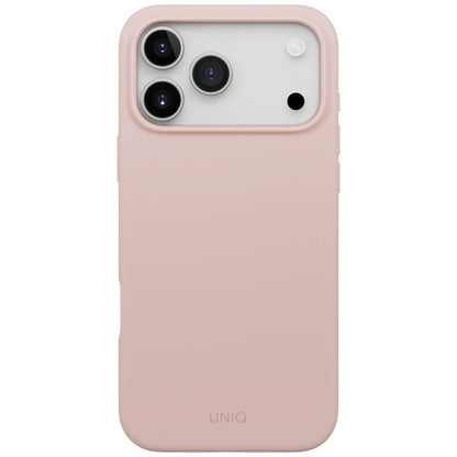 MagSafe Hülle für Apple iPhone 17 Pro Max, UNIQ, Lino MagClick, Rosa